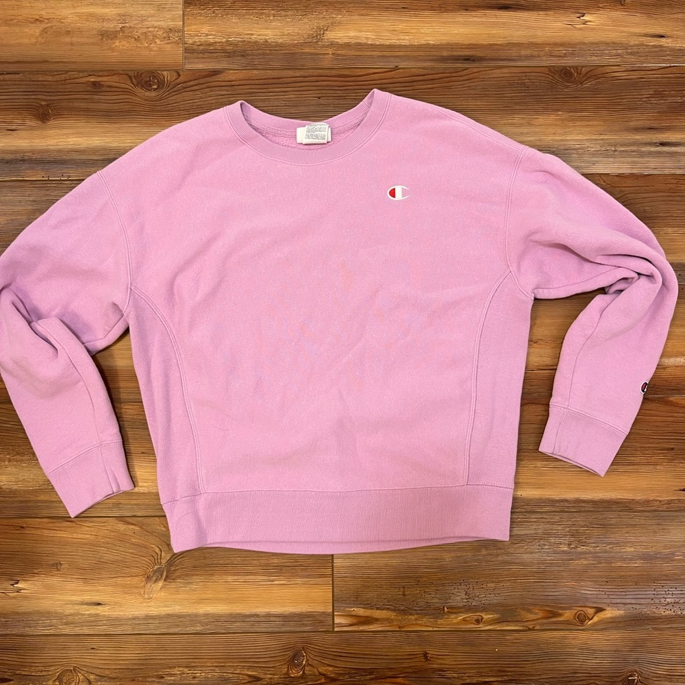 Pink Champion Crewneck!!